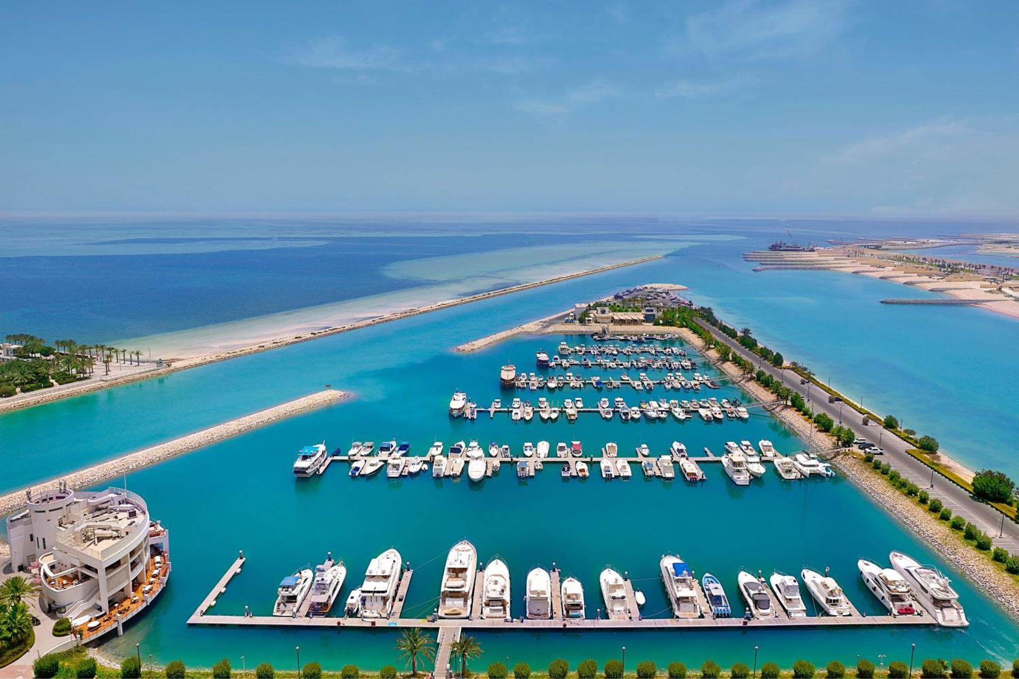 The Ritz-Carlton, Doha Hotel Ngoại thất bức ảnh Aerial view of the marina